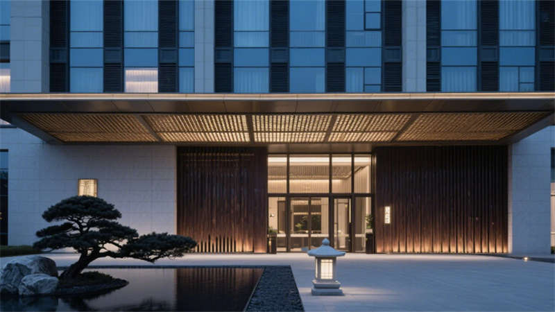 合肥3000㎡現代東方風格酒店的空間敘事：隱逸東方，當代棲居